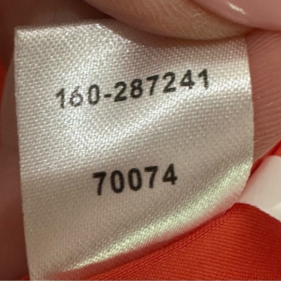 Loft Pleated Mini Skirt Orange - Picture 7 of 7